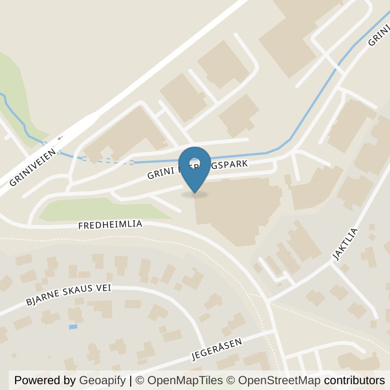 Map: location of EVO Fitness Østerås in Østerås