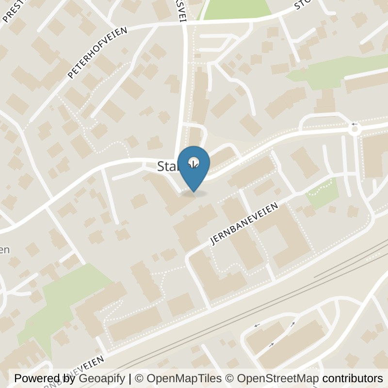 Map: location of EVO Fitness Stabekk in Stabekk