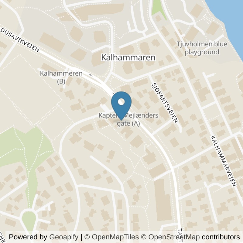 Map: location of EVO Fitness Bjergsted in Stavanger