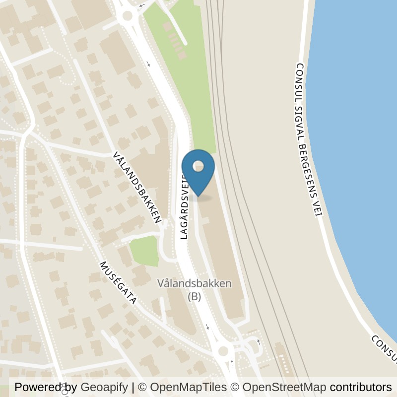 Map: location of EVO Fitness Paradis in Stavanger