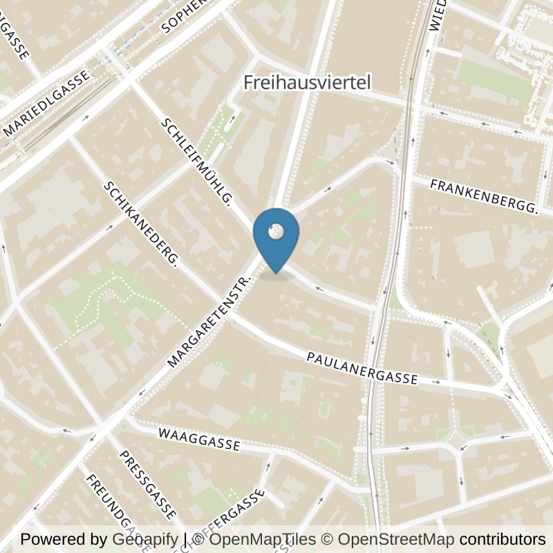 Map: location of EVO Vienna Schleifmühlgasse in Wien