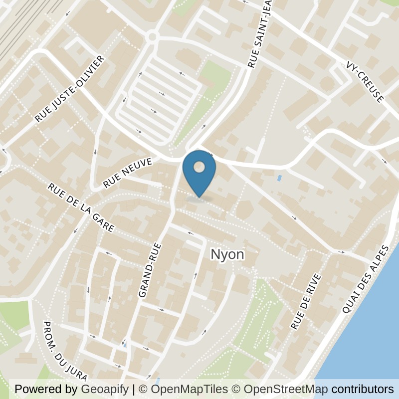 Map: location of EVO Fitness Evolution Club by DMK in Nyon