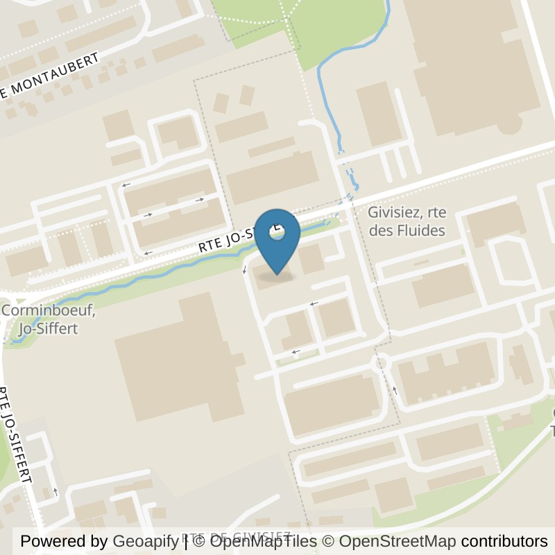 Map: location of Fabric Fitness Sàrl in Corminboeuf