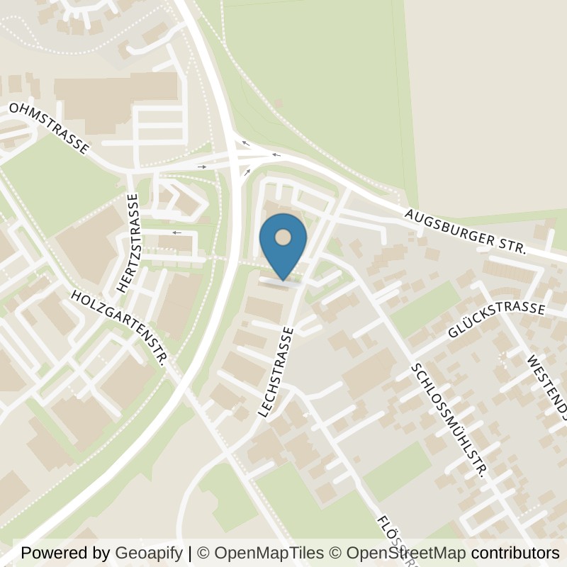 Map: location of Fair Fitness PLUS Mering in Mering