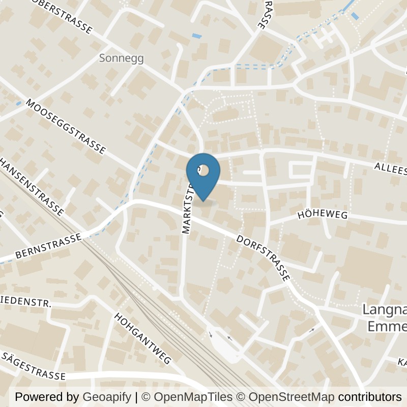 Map: location of FaszienReich in Langnau im Emmental