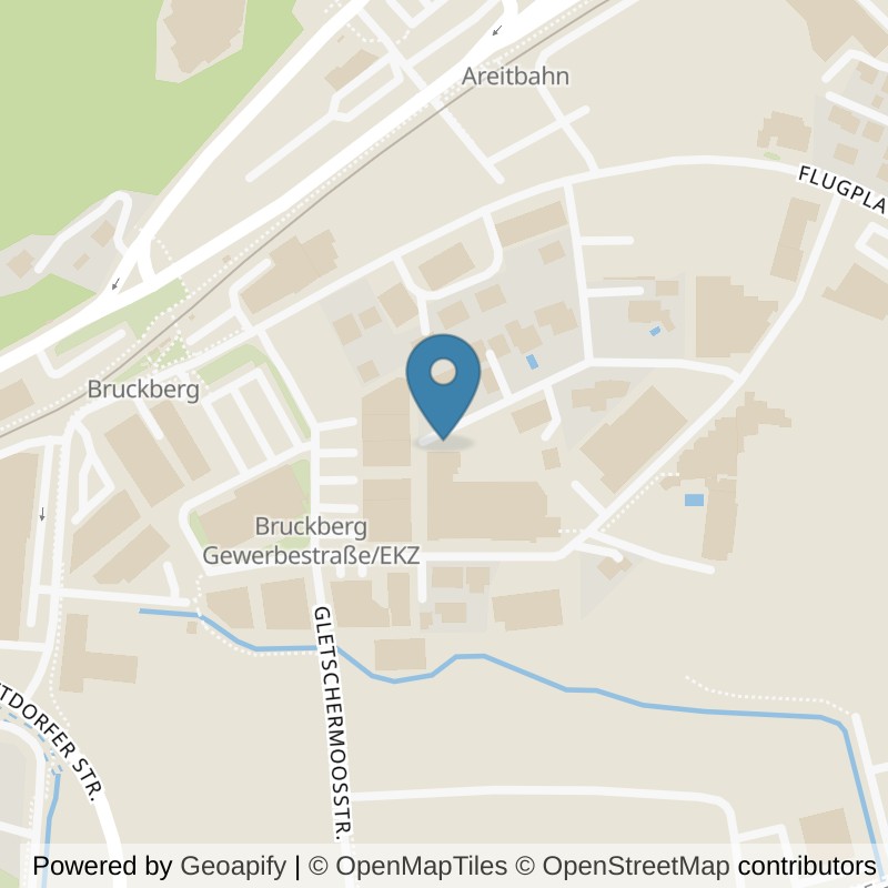 Map: location of Feelgood Center Zell am See in Zell am See