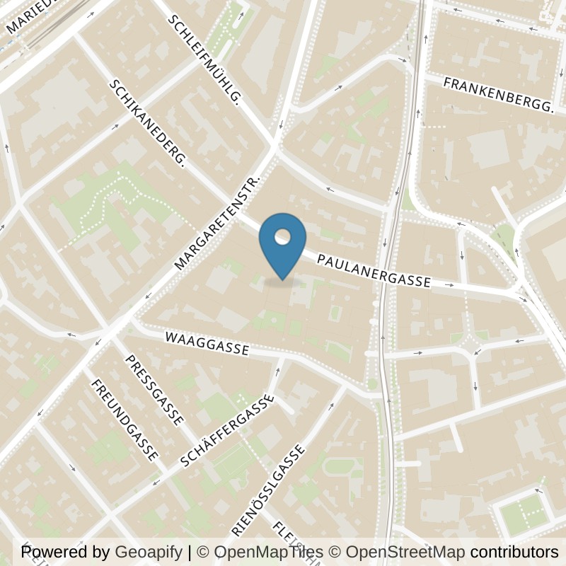 Map: location of Feelgoodstudio in Wien
