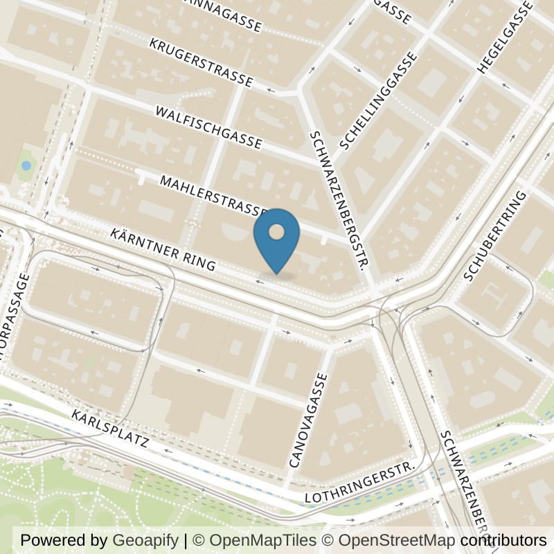 Map: location of Femme Fitness in Wien