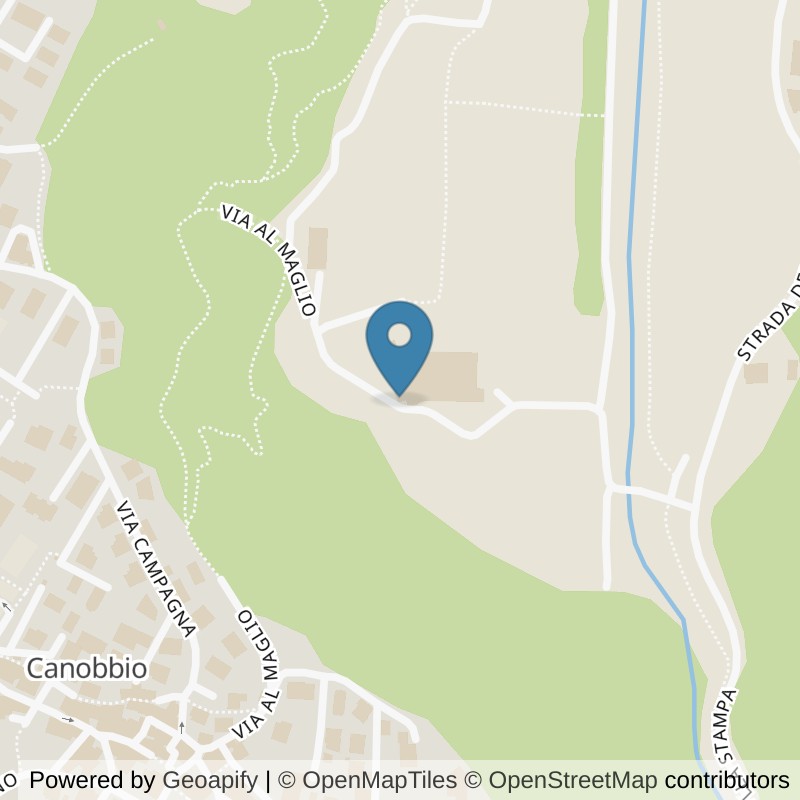 Map: location of Fight Gym Club Lugano in Canobbio