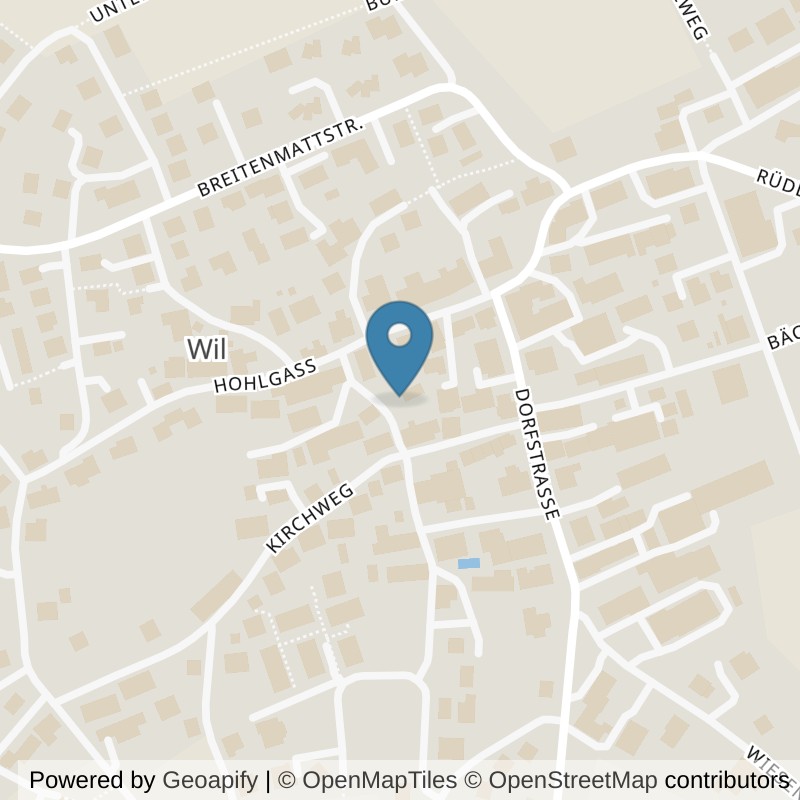Map: location of First Wil Fitness in Wil