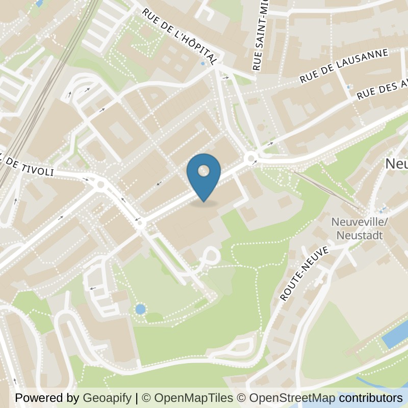 Map: location of Fit 2010 in Fribourg