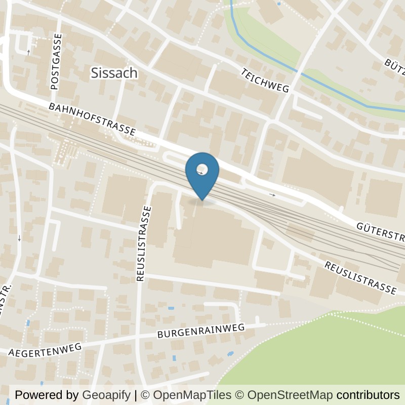 Map: location of Fit 4-ever in Sissach