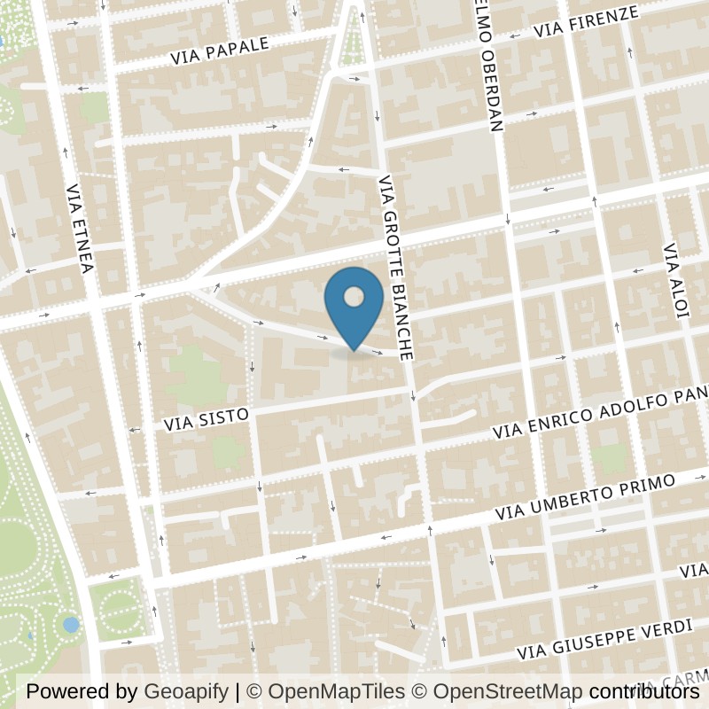 Map: location of Fit And Go Catania in Catania
