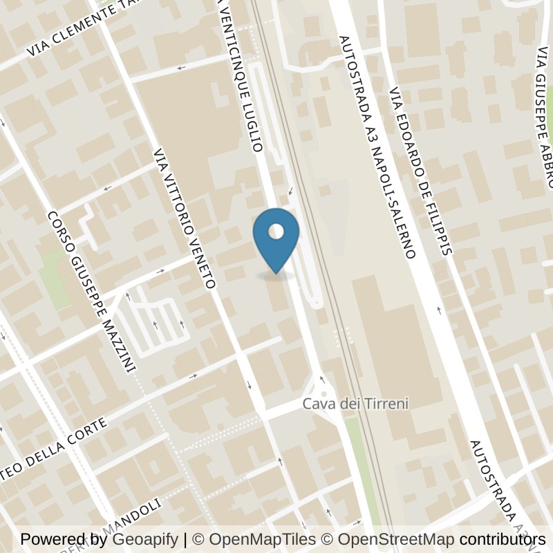 Map: location of Fit And Go Cava de Tirreni in Cava de' Tirreni