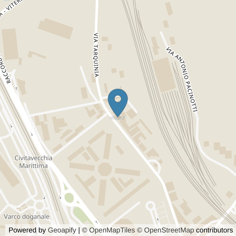 Map: location of Fit And Go Civitavecchia in Civitavecchia