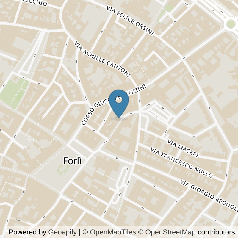 Map: location of Fit And Go Forlì in Forlì