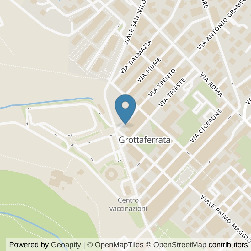 Map: location of Fit And Go Grottaferrata in Grottaferrata