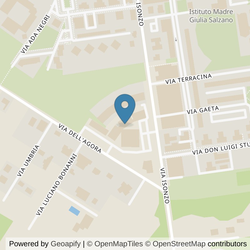 Map: location of Fit And Go Latina in Latina