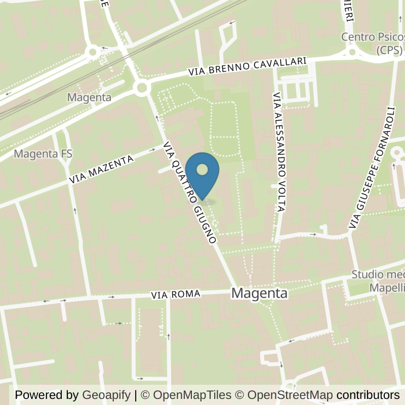 Map: location of Fit And Go Magenta in Magenta