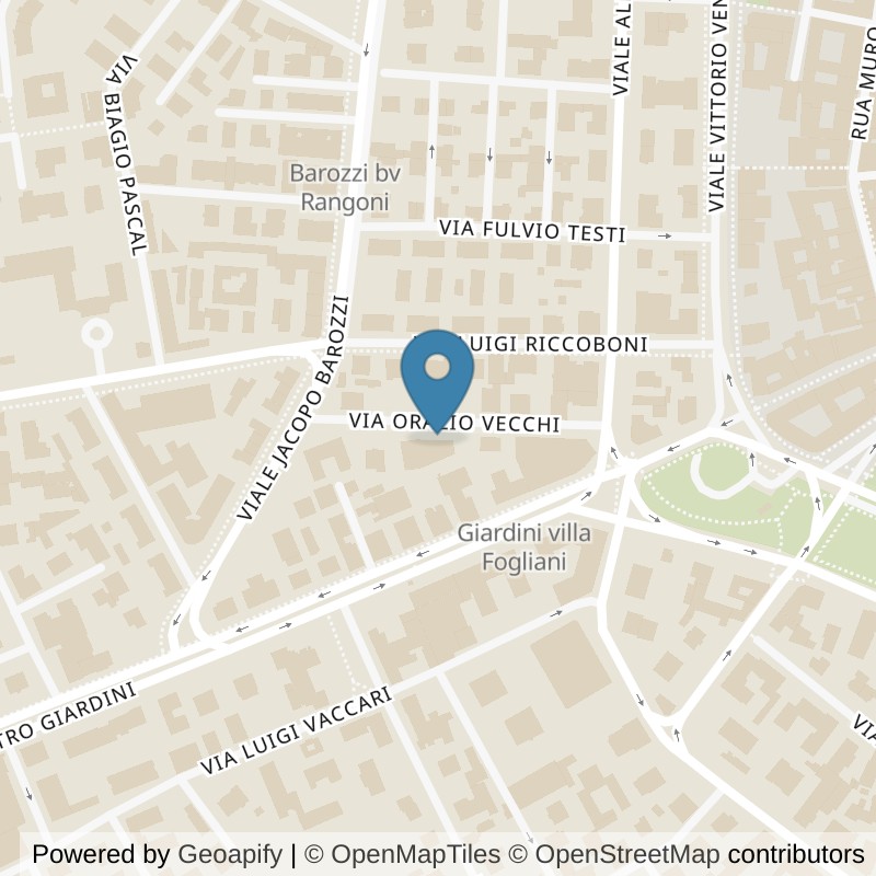 Map: location of Fit And Go Modena in Modena