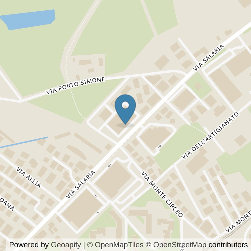 Map: location of Fit And Go Monterotondo in Monterotondo