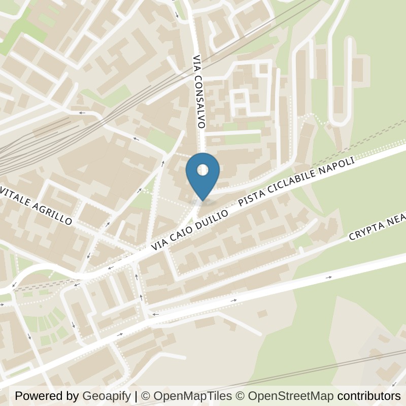 Map: location of Fit And Go Napoli Fuorigrotta in Napoli