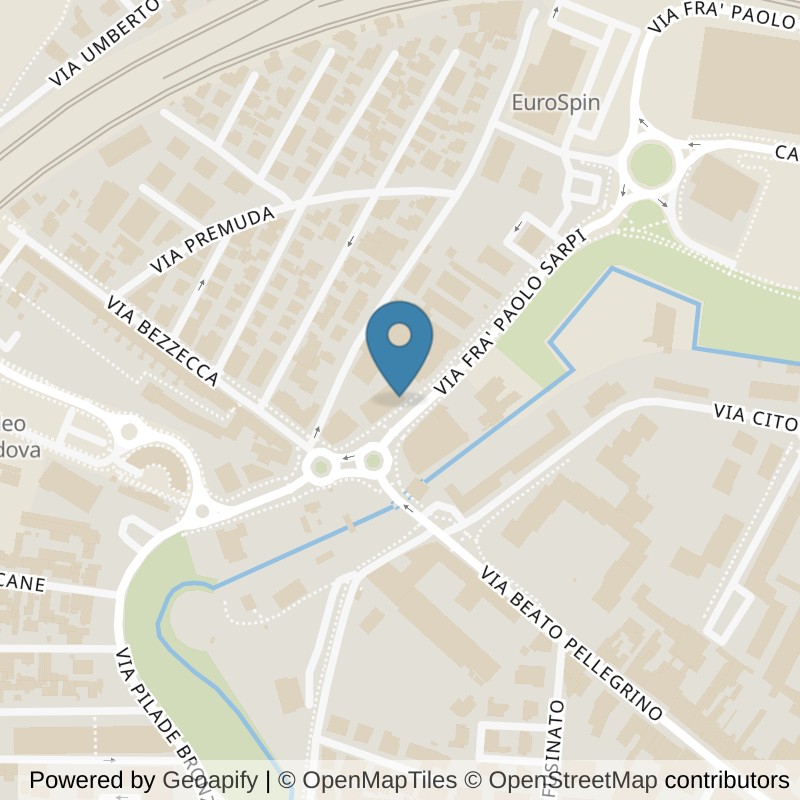 Map: location of Fit And Go Padova in Padova