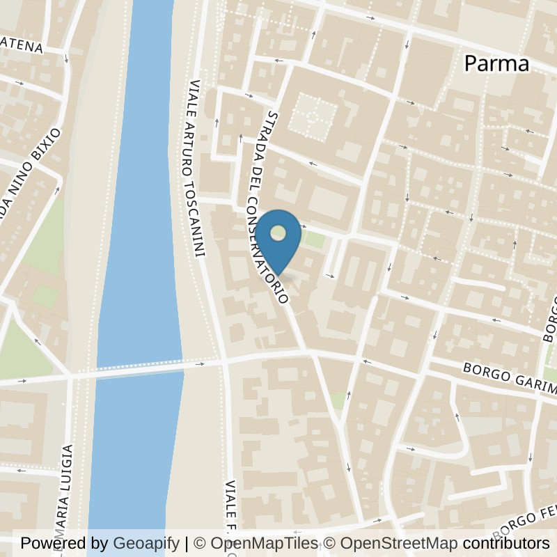 Map: location of Fit And Go Parma Centro in Parma