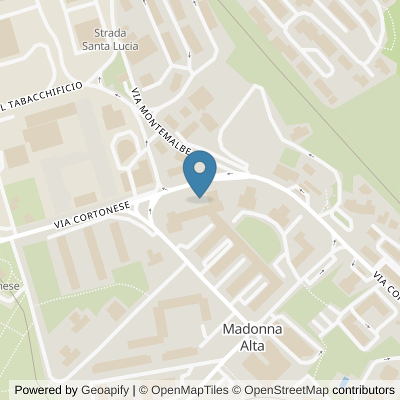 Map: location of Fit And Go Perugia in Perugia