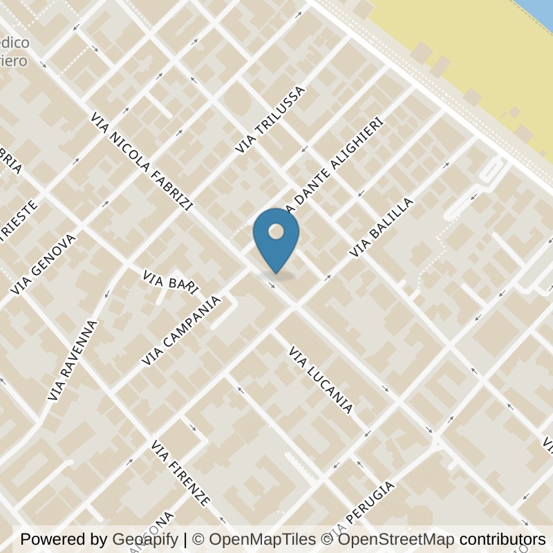 Map: location of Fit And Go Pescara Centro in Pescara