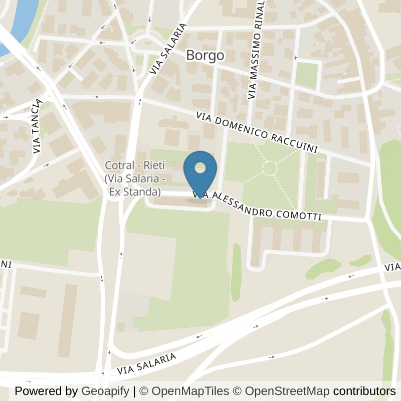 Map: location of Fit And Go Rieti in Rieti