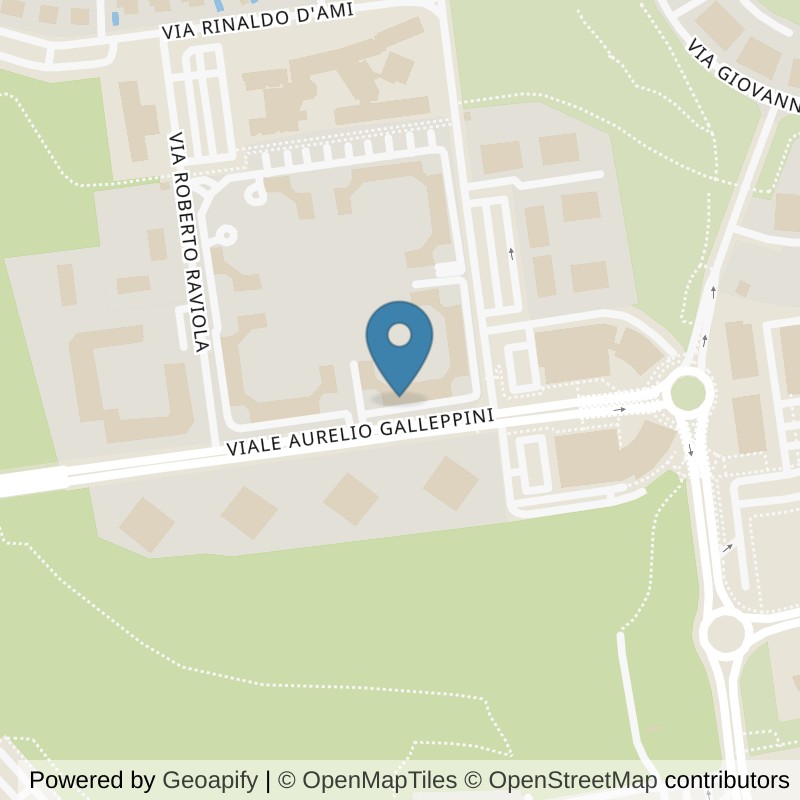 Map: location of Fit And Go Roma Mezzocammino in Roma
