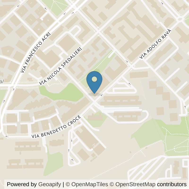 Map: location of Fit And Go Roma Montagnola in Roma