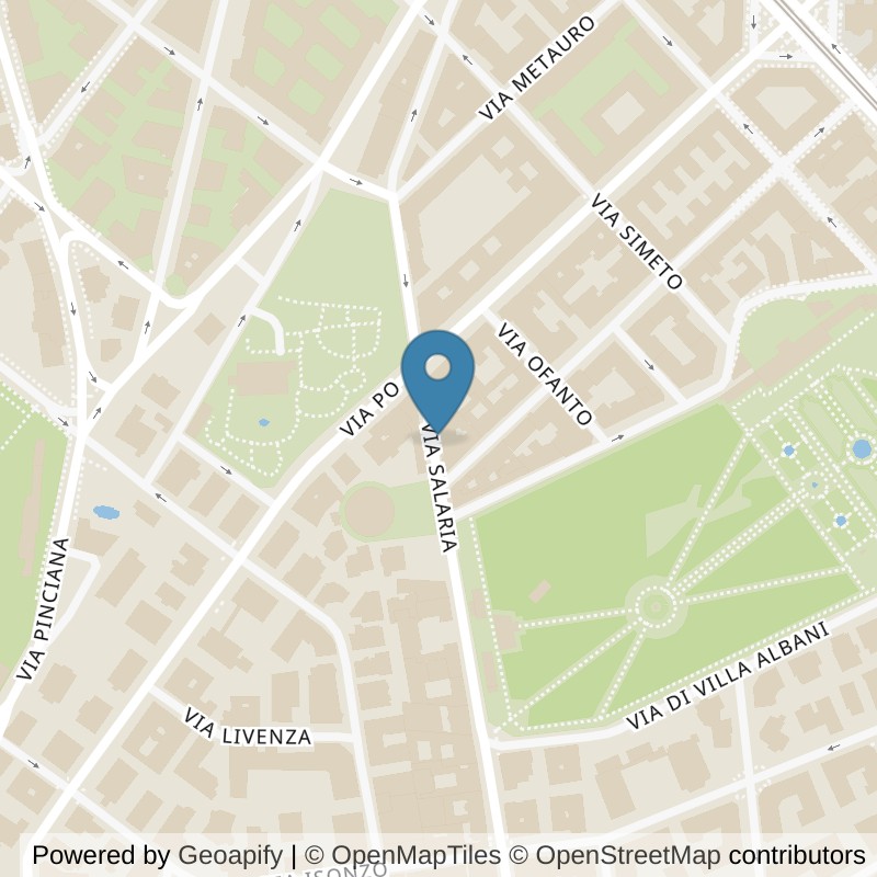 Map: location of Fit And Go Roma Parioli in Roma