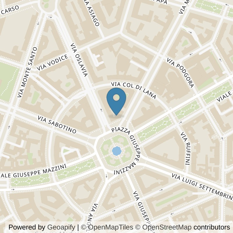 Map: location of Fit And Go Roma Prati Mazzini in Roma