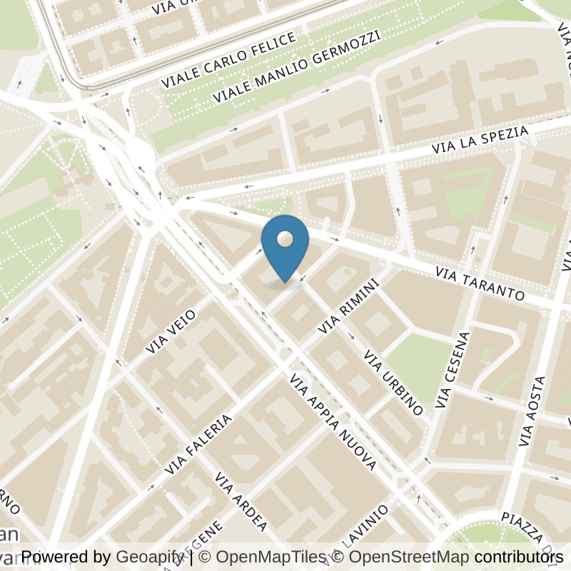 Map: location of Fit And Go Roma San Giovanni in Roma