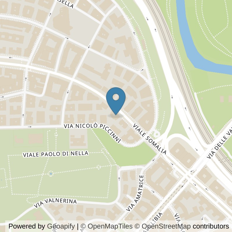Map: location of Fit And Go Roma Somalia in Roma