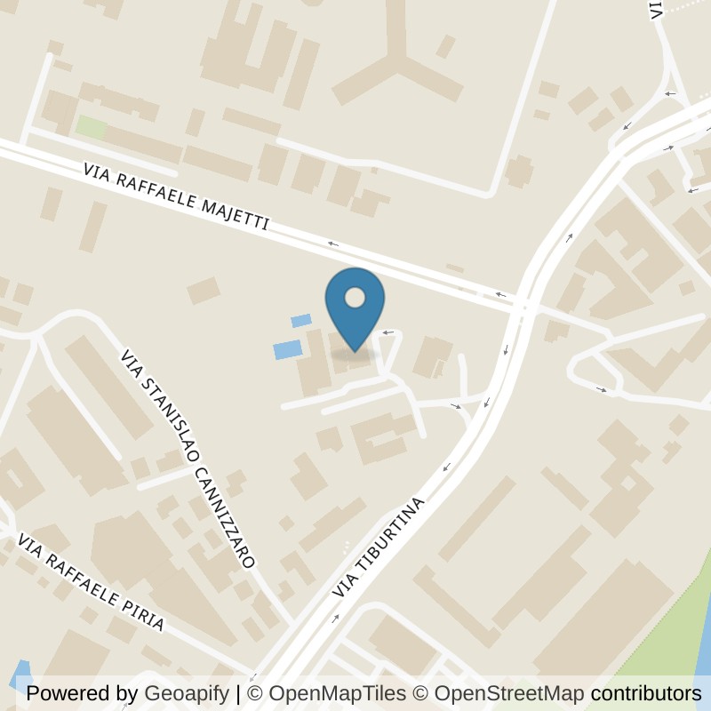 Map: location of Fit And Go Roma Tiburtina in Roma