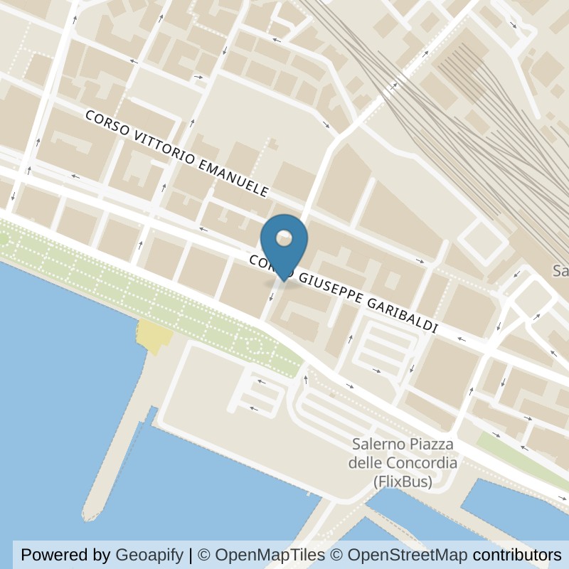 Map: location of Fit And Go Salerno in Salerno