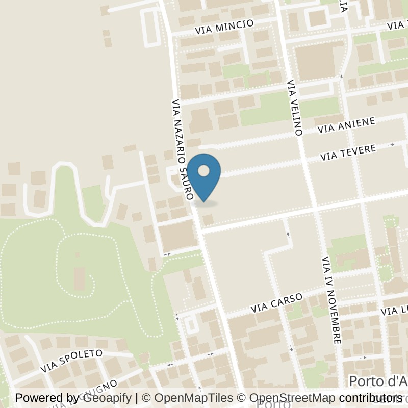 Map: location of Fit And Go San Bendetto del Tronto in San Benedetto del Tronto