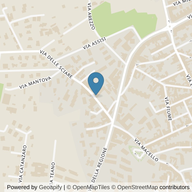 Map: location of Fit And Go San Giovanni la Punta in San Giovanni la Punta