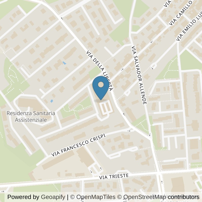 Map: location of Fit And Go Selargius in Selargius
