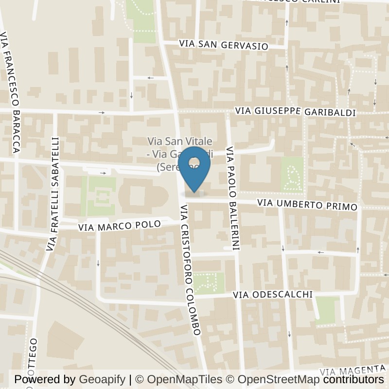 Map: location of Fit And Go Seregno in Seregno