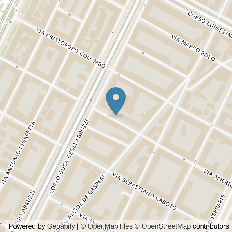 Map: location of Fit And Go Torino Crocetta in Torino