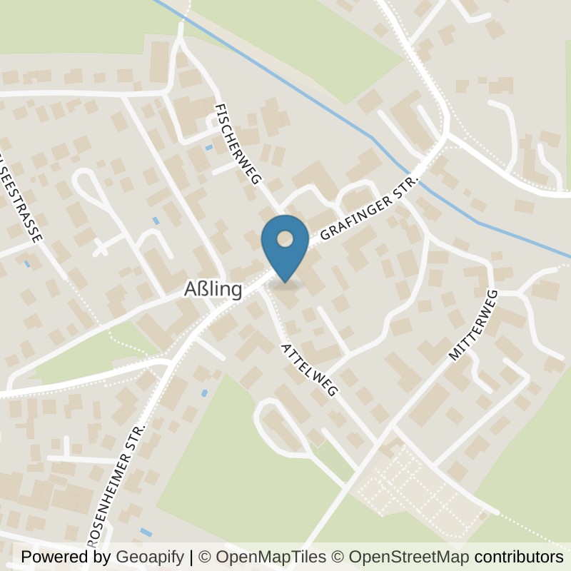 Map: location of fit+ Aßling in Aßling