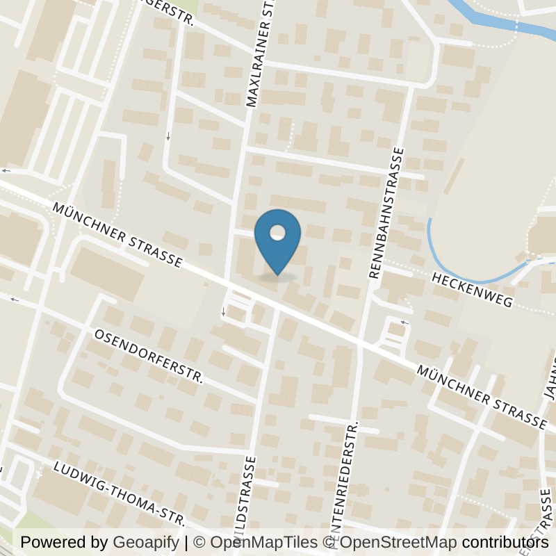 Map: location of fit+ Bad Aibling in Bad Aibling