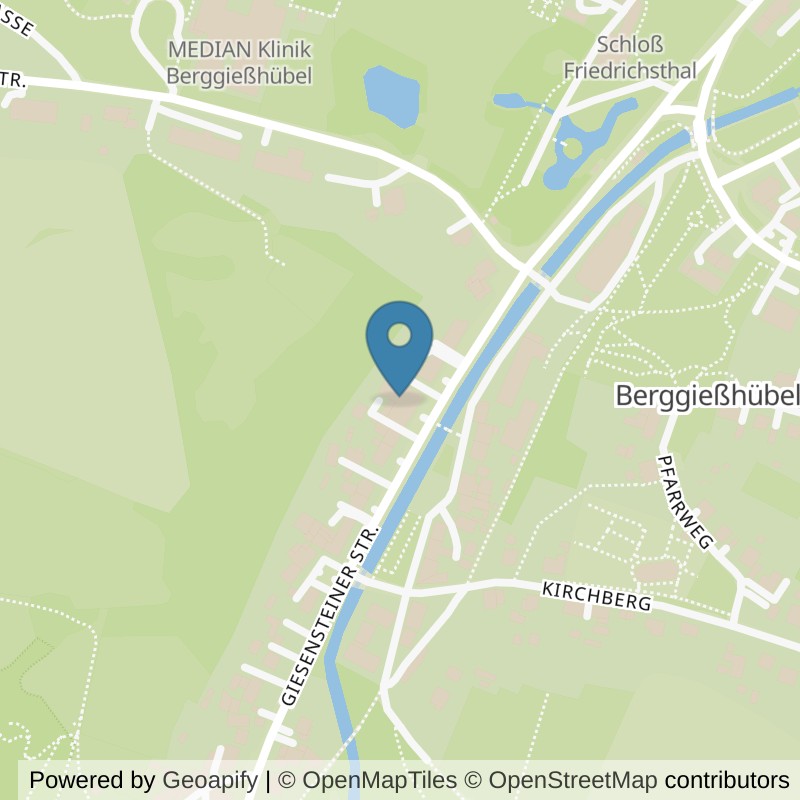 Map: location of fit+ Bad Gottleuba-Berggießhübel in Bad Gottleuba-Berggießhübel