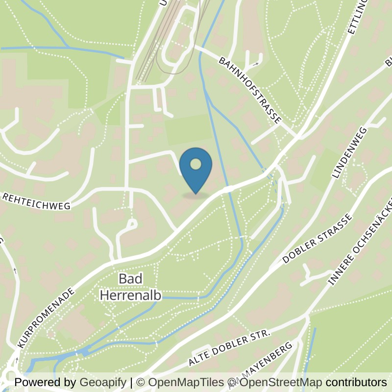 Map: location of fit+ Bad Herrenalb in Bad Herrenalb