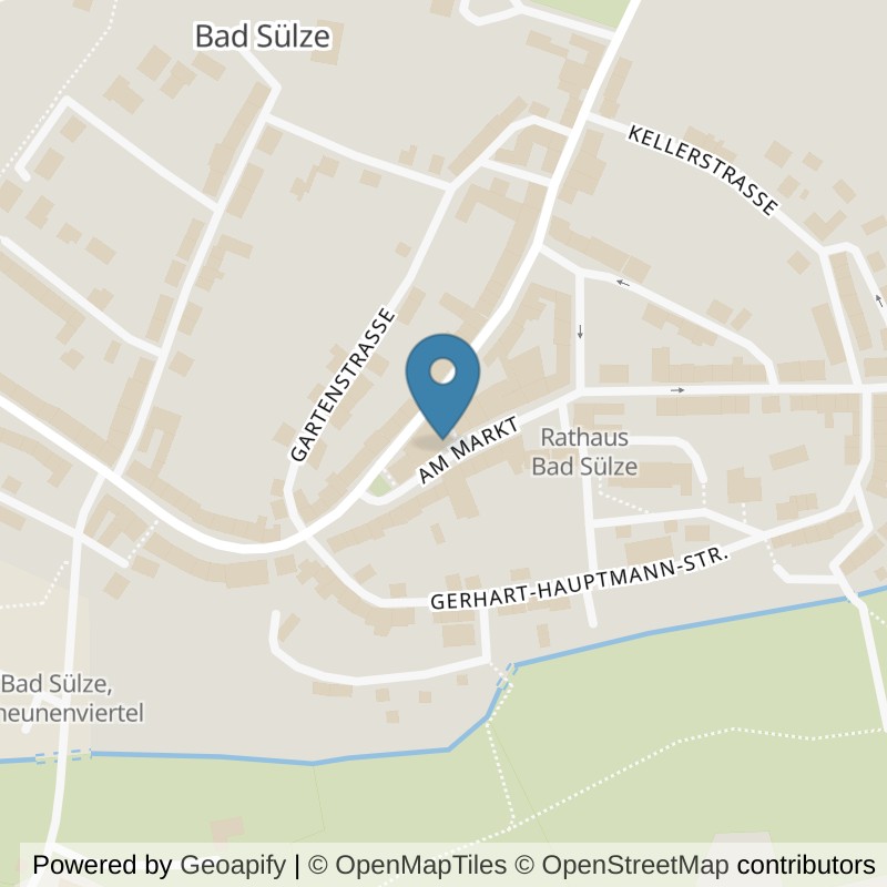 Map: location of fit+ Bad Sülze in Bad Sülze