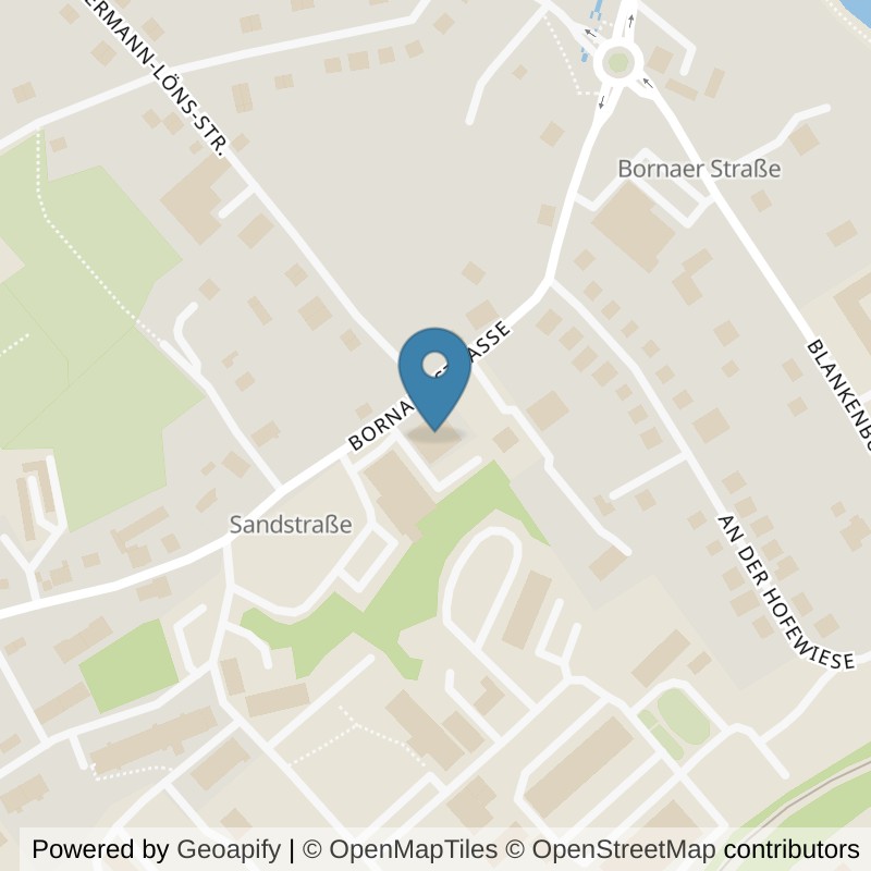 Map: location of fit+ Borna-Heinersdorf in Chemnitz